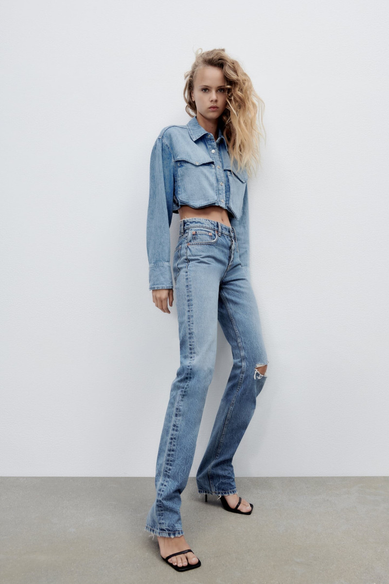 Olivia Vinten featured in  the Zara catalogue for Spring 2022