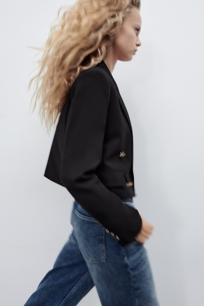 Olivia Vinten featured in  the Zara catalogue for Spring 2022