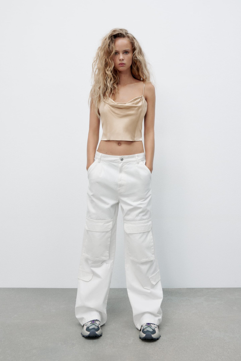 Olivia Vinten featured in  the Zara catalogue for Spring 2022