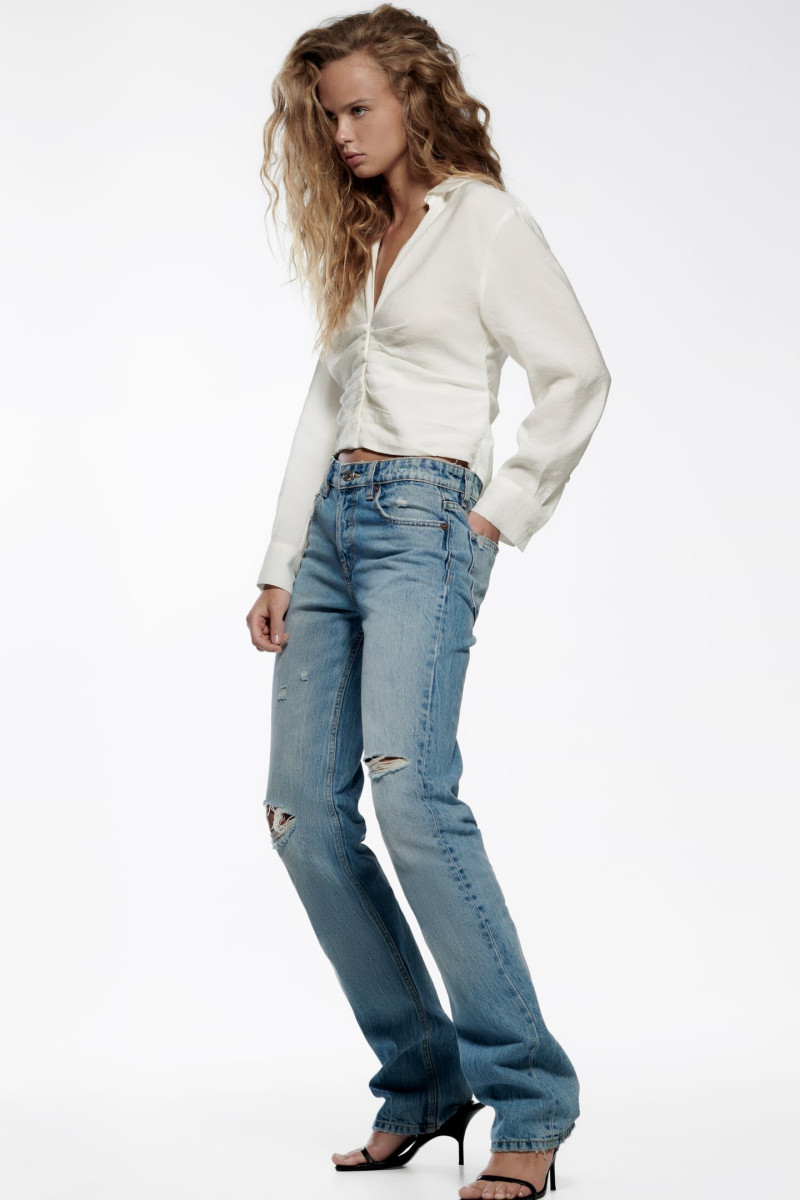 Olivia Vinten featured in  the Zara catalogue for Spring 2022