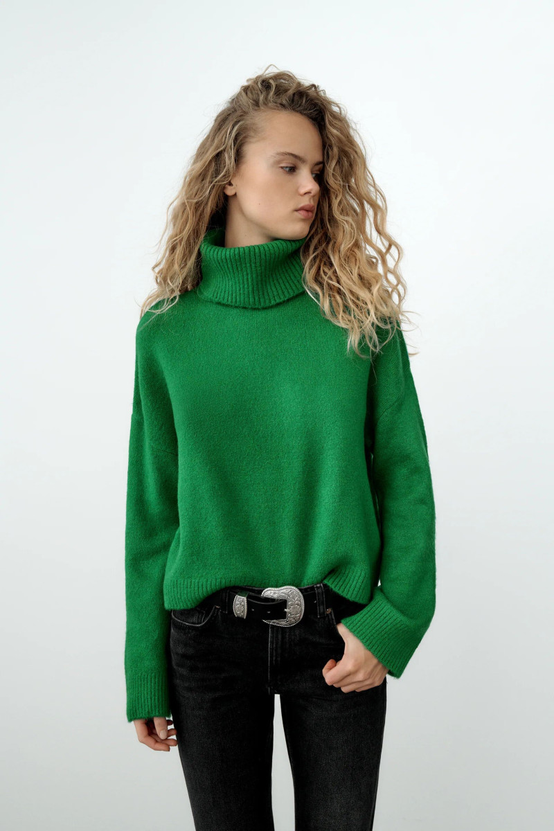Olivia Vinten featured in  the Zara catalogue for Winter 2021