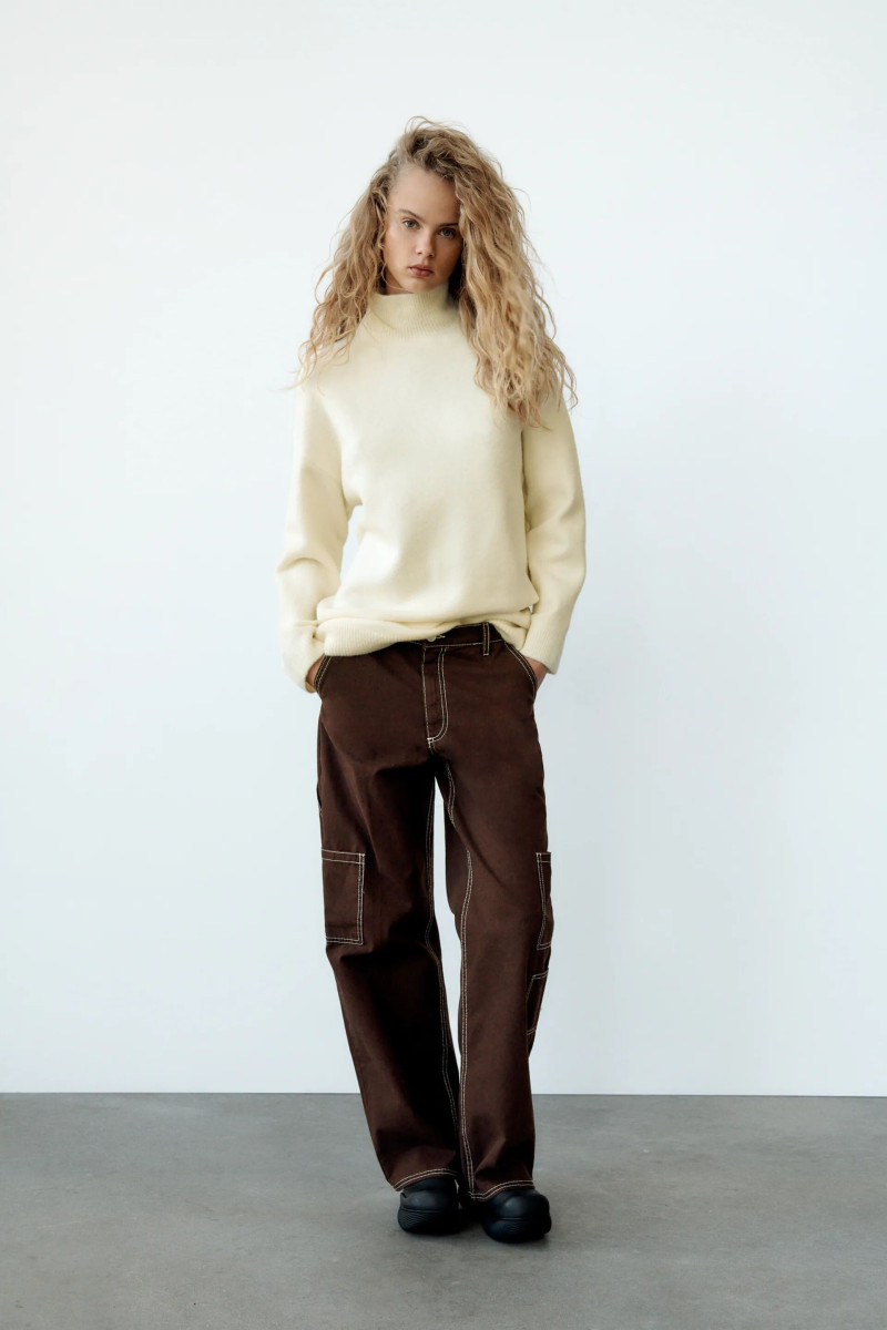 Olivia Vinten featured in  the Zara catalogue for Winter 2021