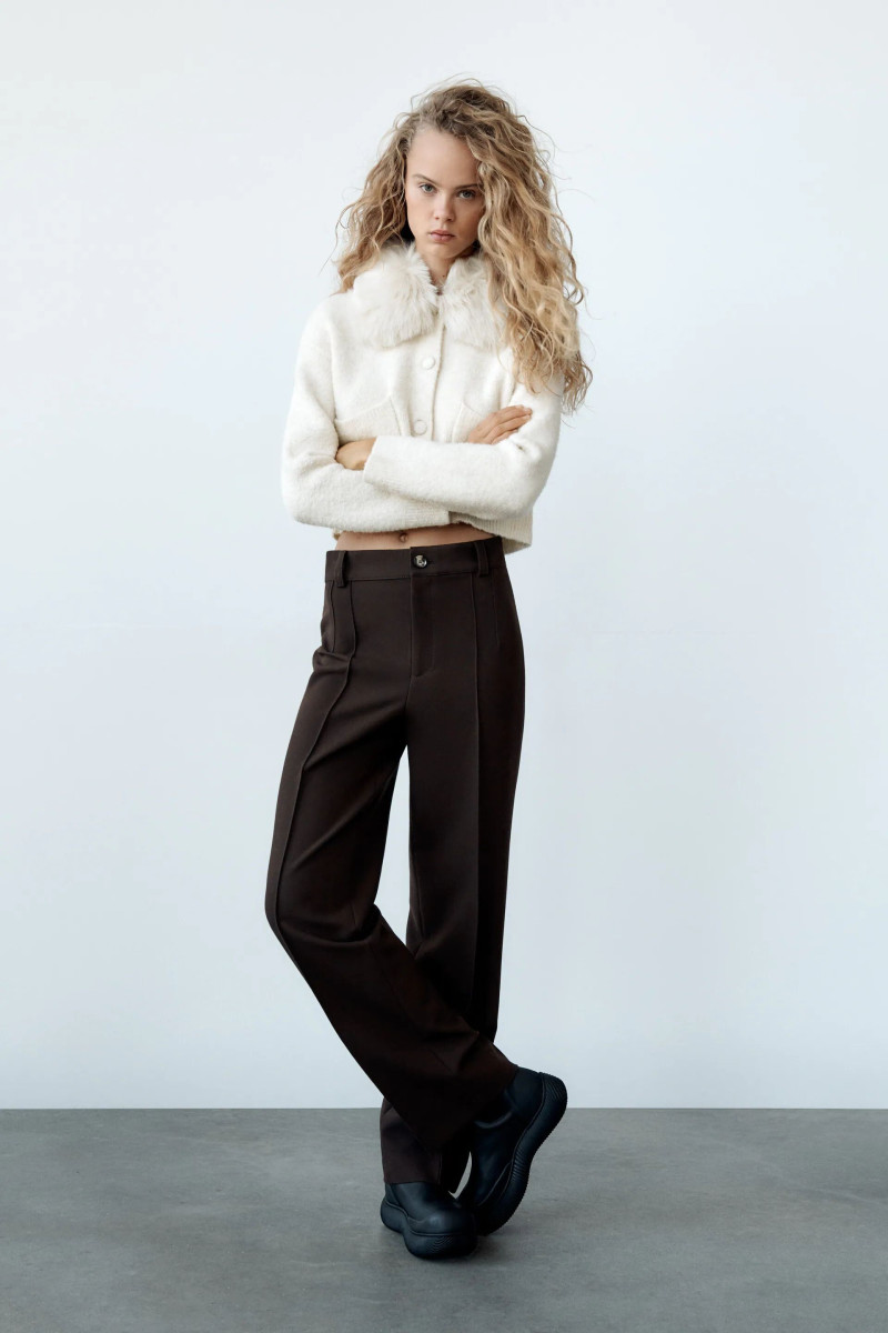 Olivia Vinten featured in  the Zara catalogue for Winter 2021