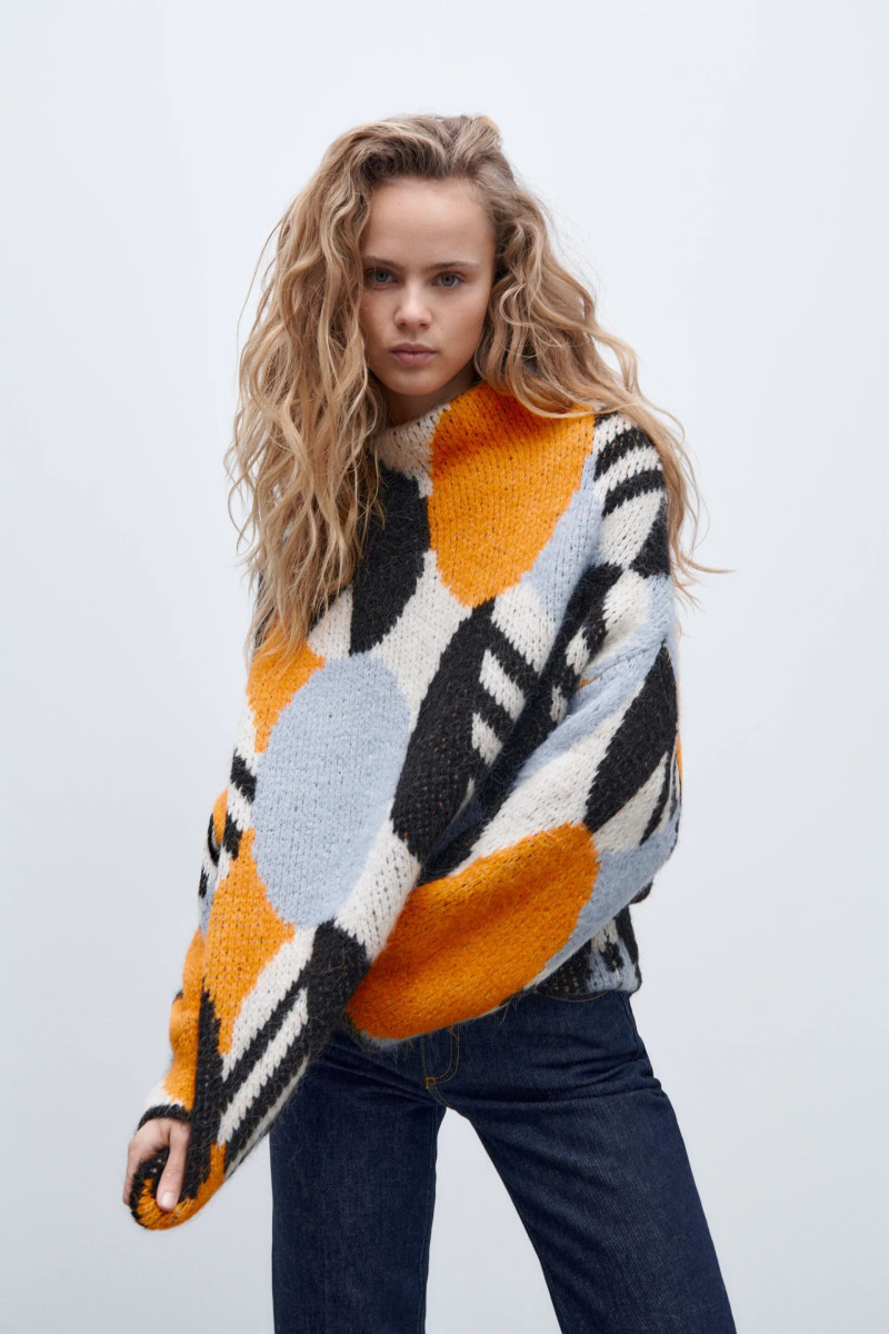 Olivia Vinten featured in  the Zara catalogue for Winter 2021