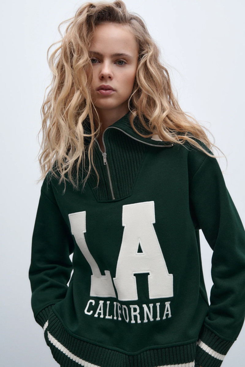 Olivia Vinten featured in  the Zara catalogue for Winter 2021