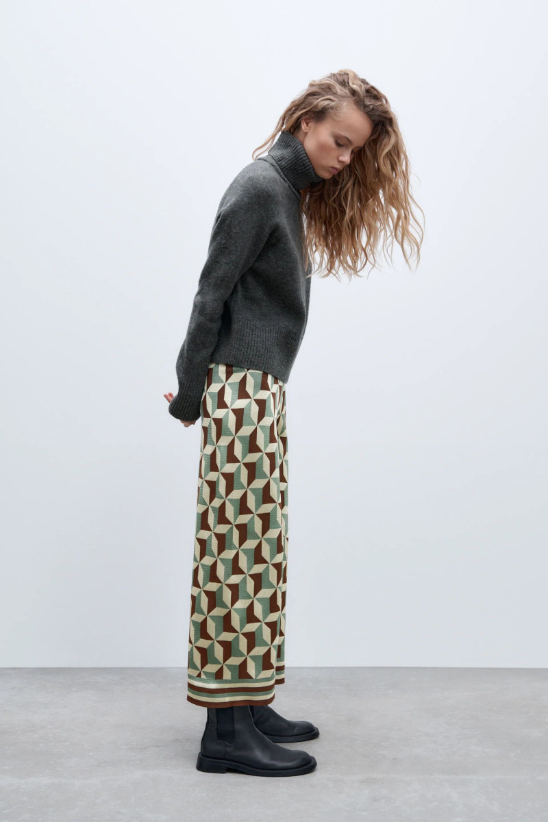 Olivia Vinten featured in  the Zara catalogue for Winter 2021