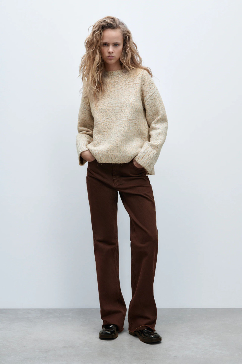 Olivia Vinten featured in  the Zara catalogue for Winter 2021