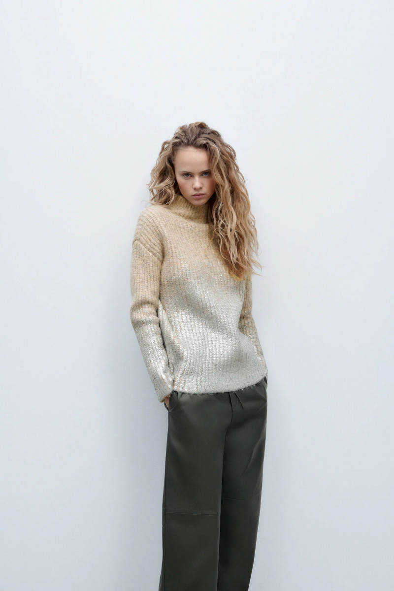 Olivia Vinten featured in  the Zara catalogue for Winter 2021