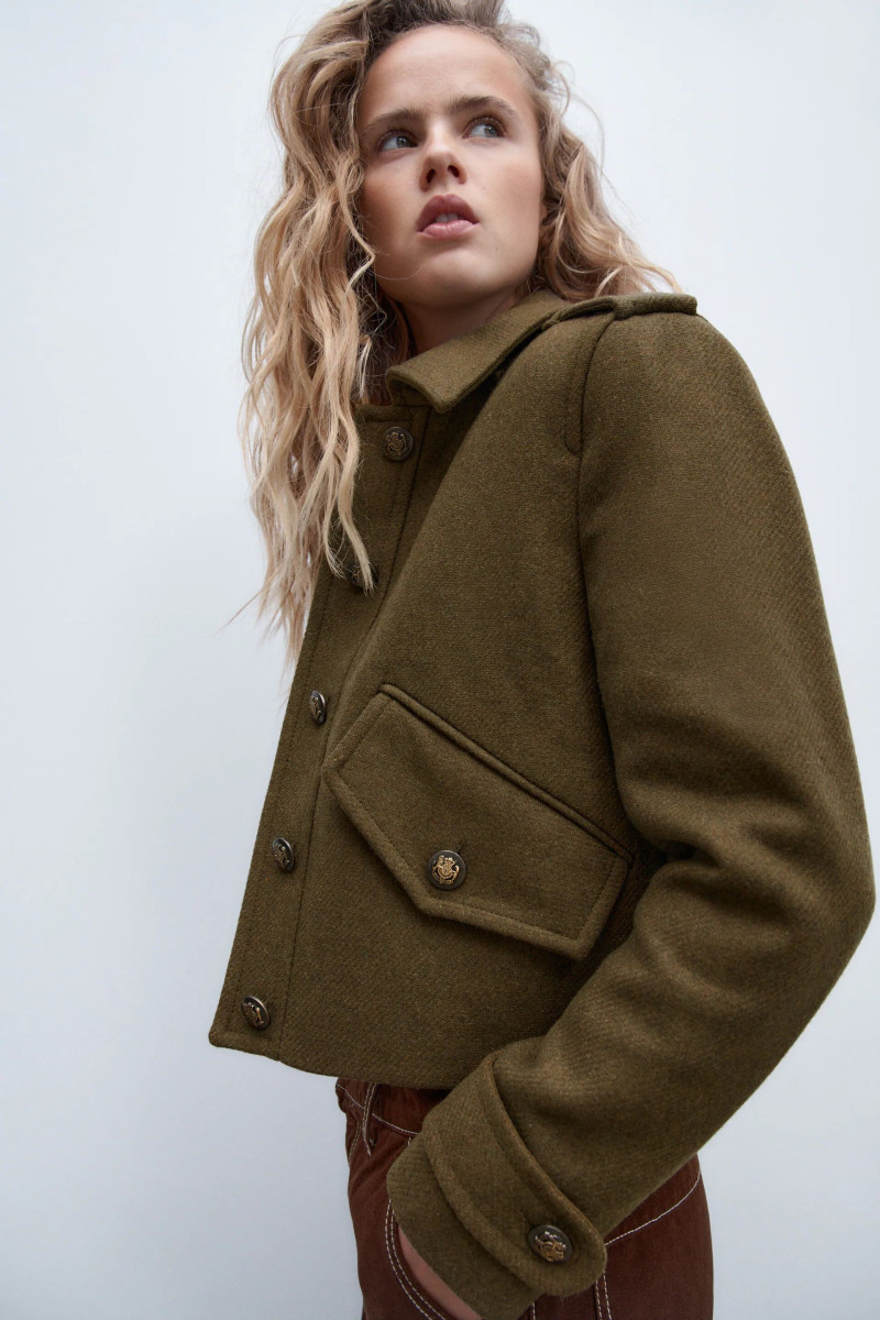 Olivia Vinten featured in  the Zara catalogue for Winter 2021