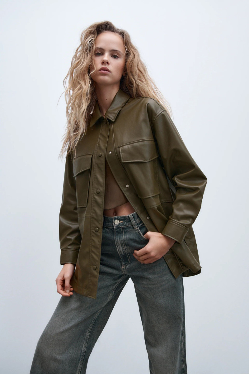 Olivia Vinten featured in  the Zara catalogue for Winter 2021