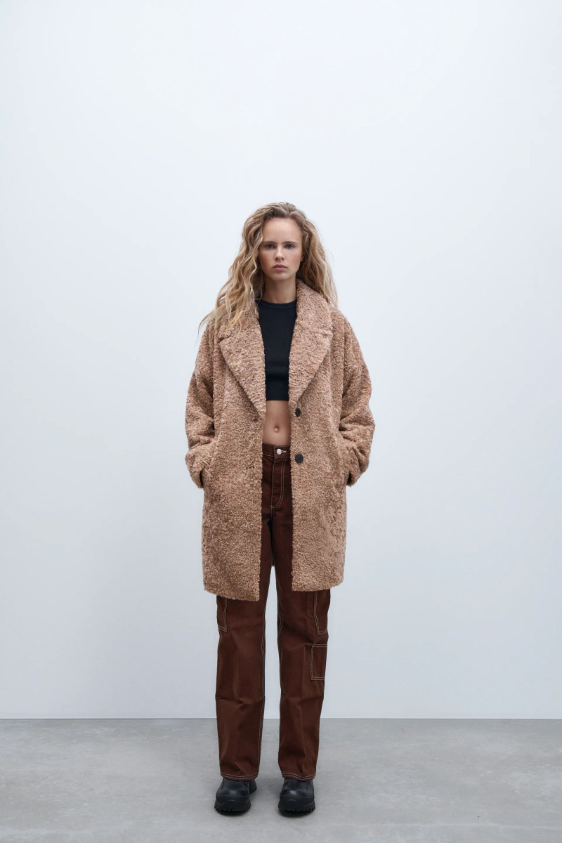 Olivia Vinten featured in  the Zara catalogue for Winter 2021