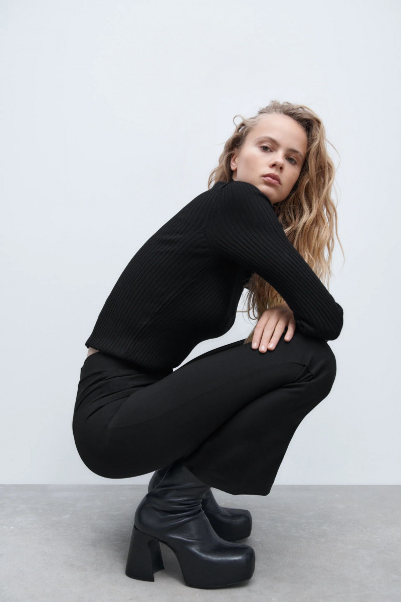 Olivia Vinten featured in  the Zara catalogue for Winter 2021