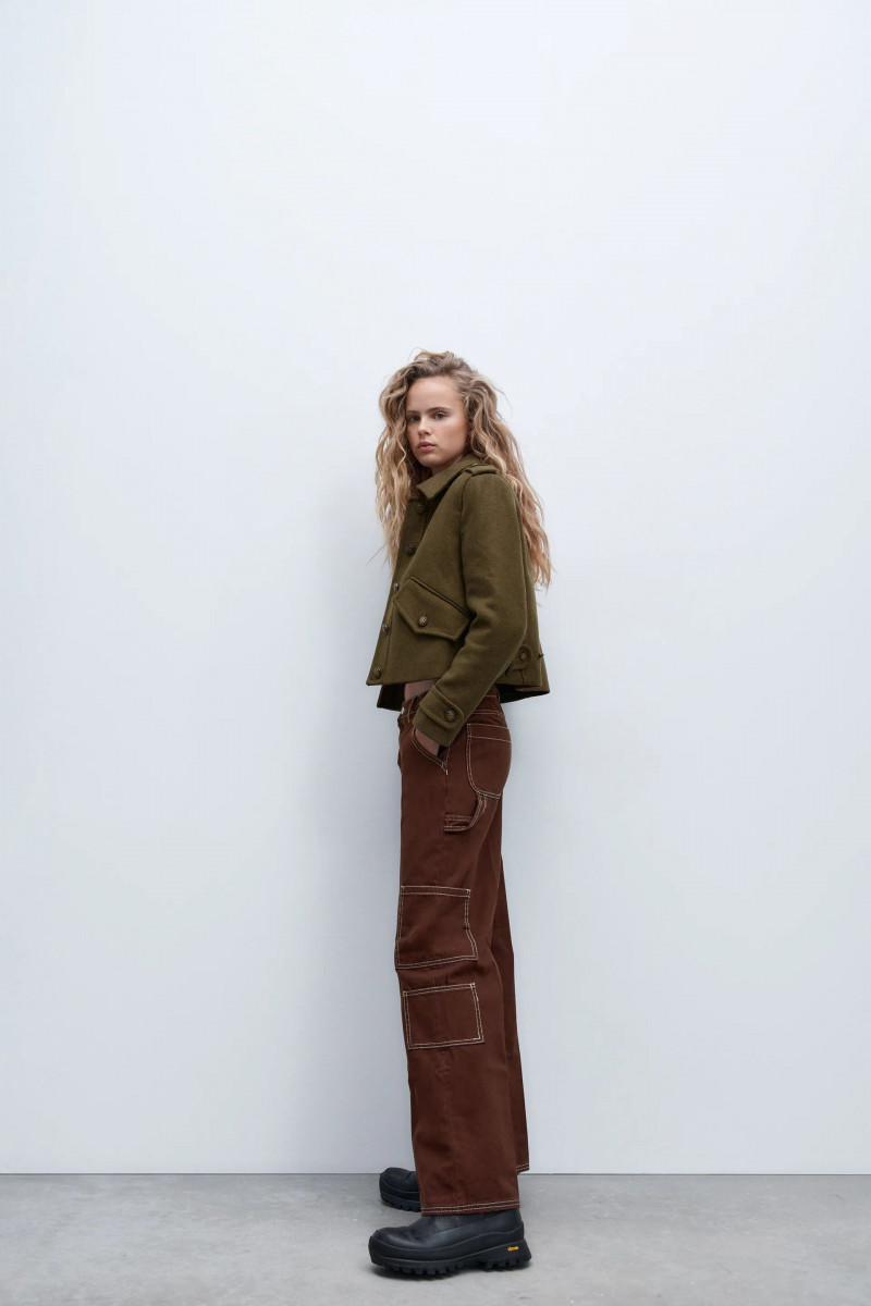 Olivia Vinten featured in  the Zara catalogue for Winter 2021