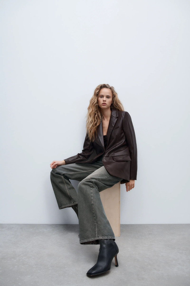 Olivia Vinten featured in  the Zara catalogue for Winter 2021