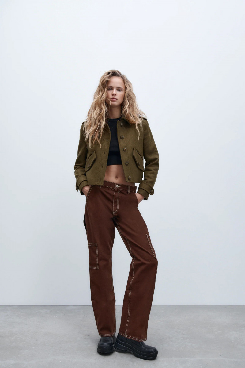 Olivia Vinten featured in  the Zara catalogue for Winter 2021