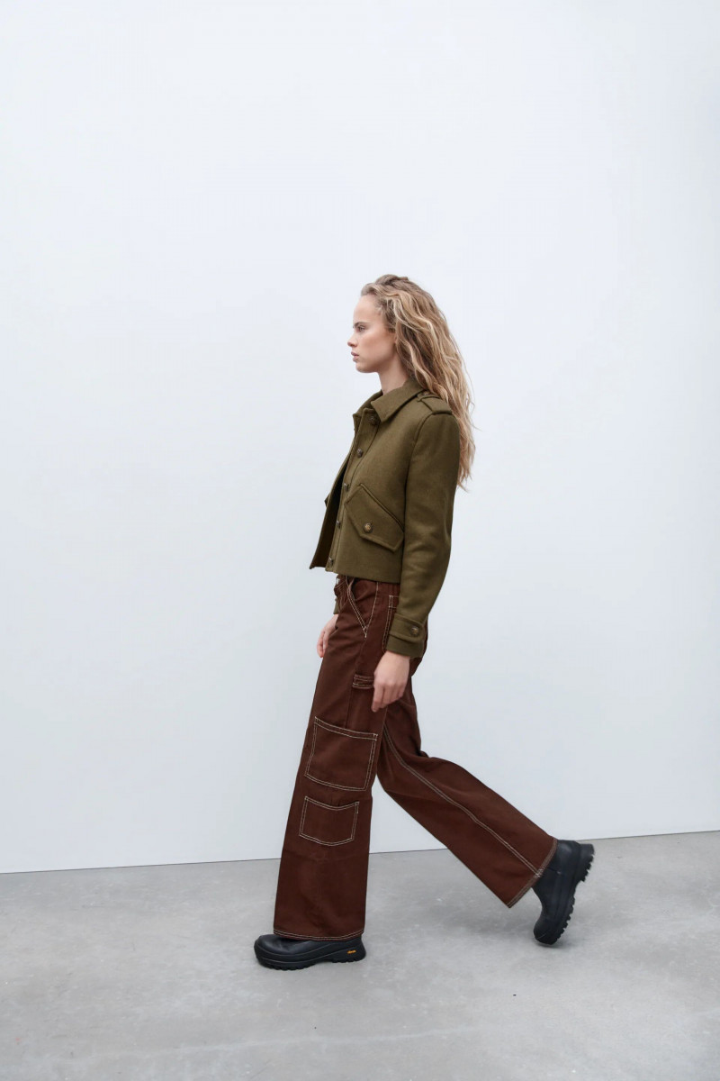 Olivia Vinten featured in  the Zara catalogue for Winter 2021