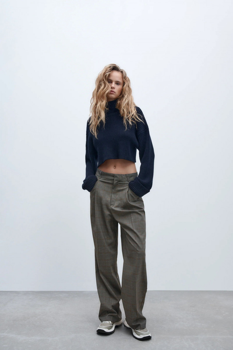 Olivia Vinten featured in  the Zara catalogue for Winter 2021