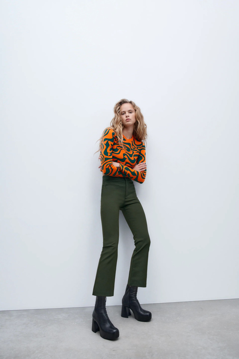 Olivia Vinten featured in  the Zara catalogue for Winter 2021