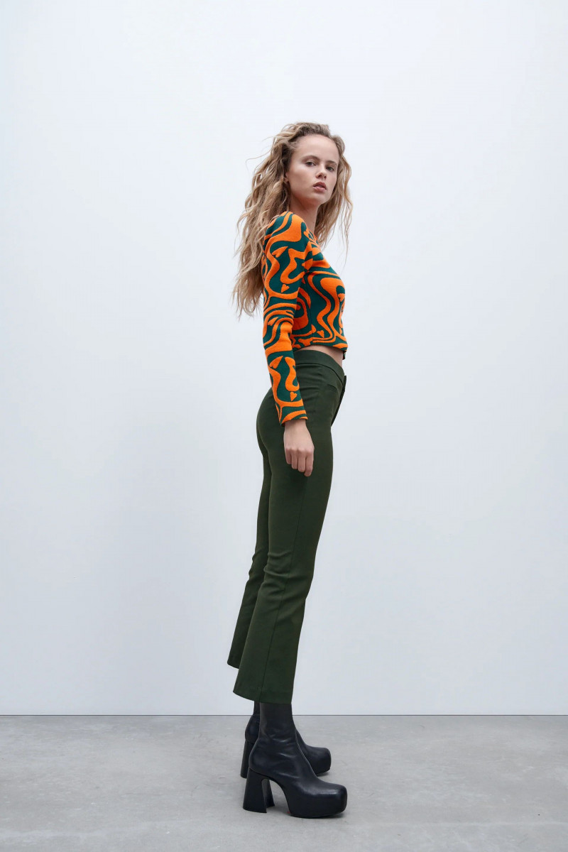 Olivia Vinten featured in  the Zara catalogue for Winter 2021