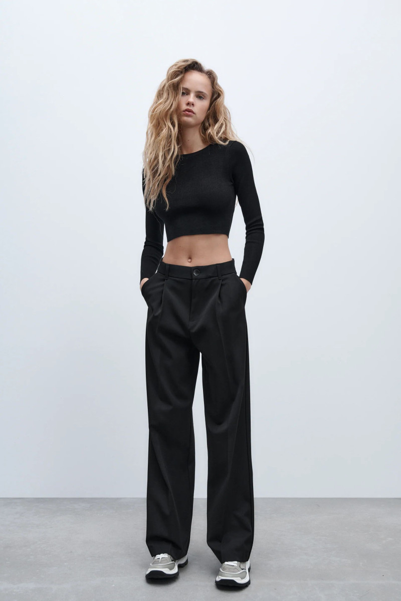 Olivia Vinten featured in  the Zara catalogue for Winter 2021