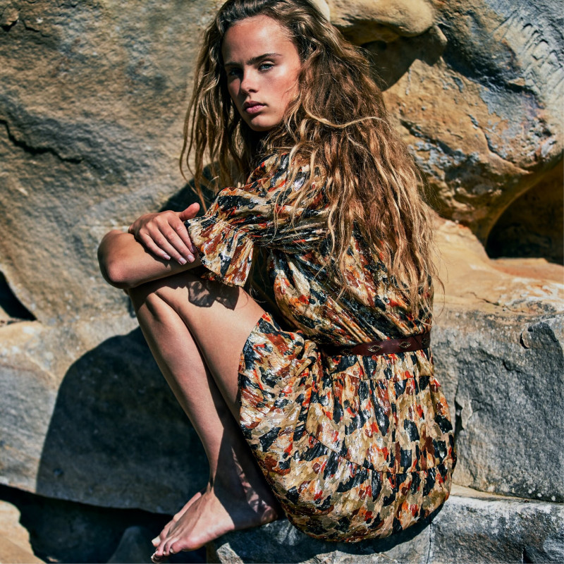 Olivia Vinten featured in  the ba&sh advertisement for Summer 2021