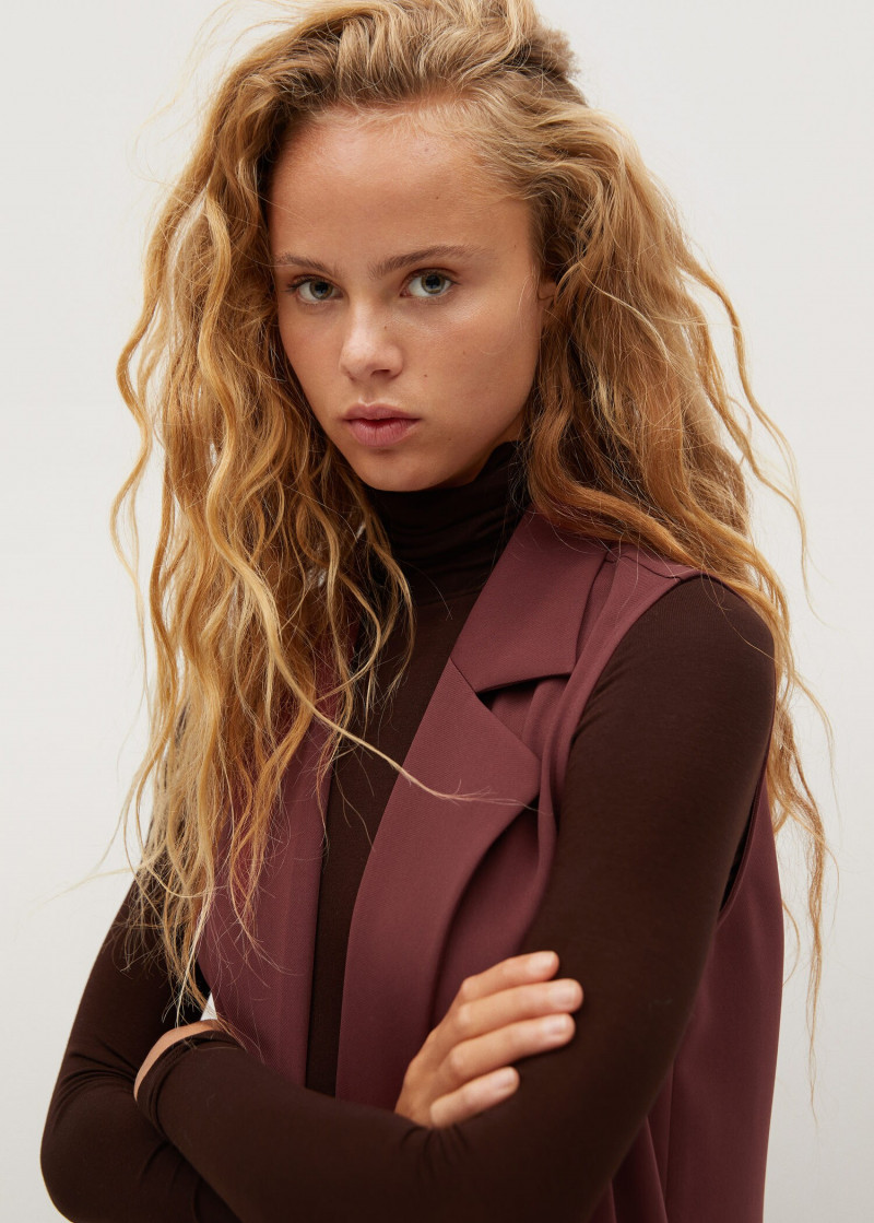 Olivia Vinten featured in  the Mango catalogue for Spring 2020