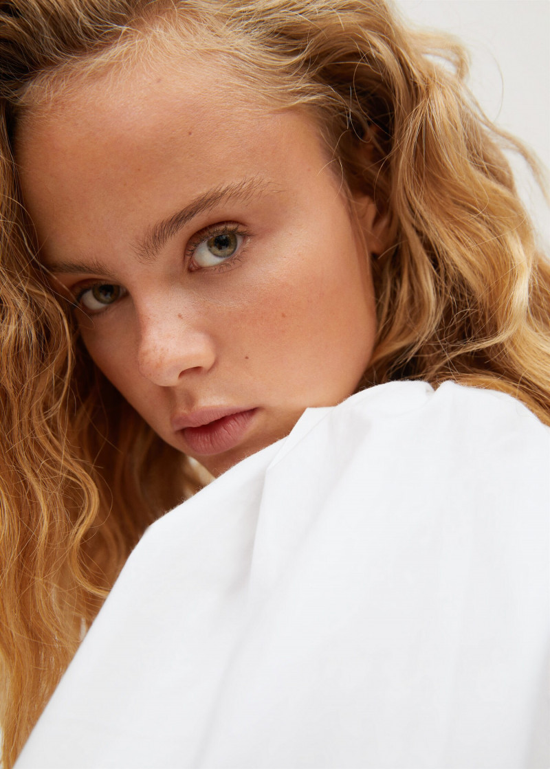 Olivia Vinten featured in  the Mango catalogue for Spring 2020