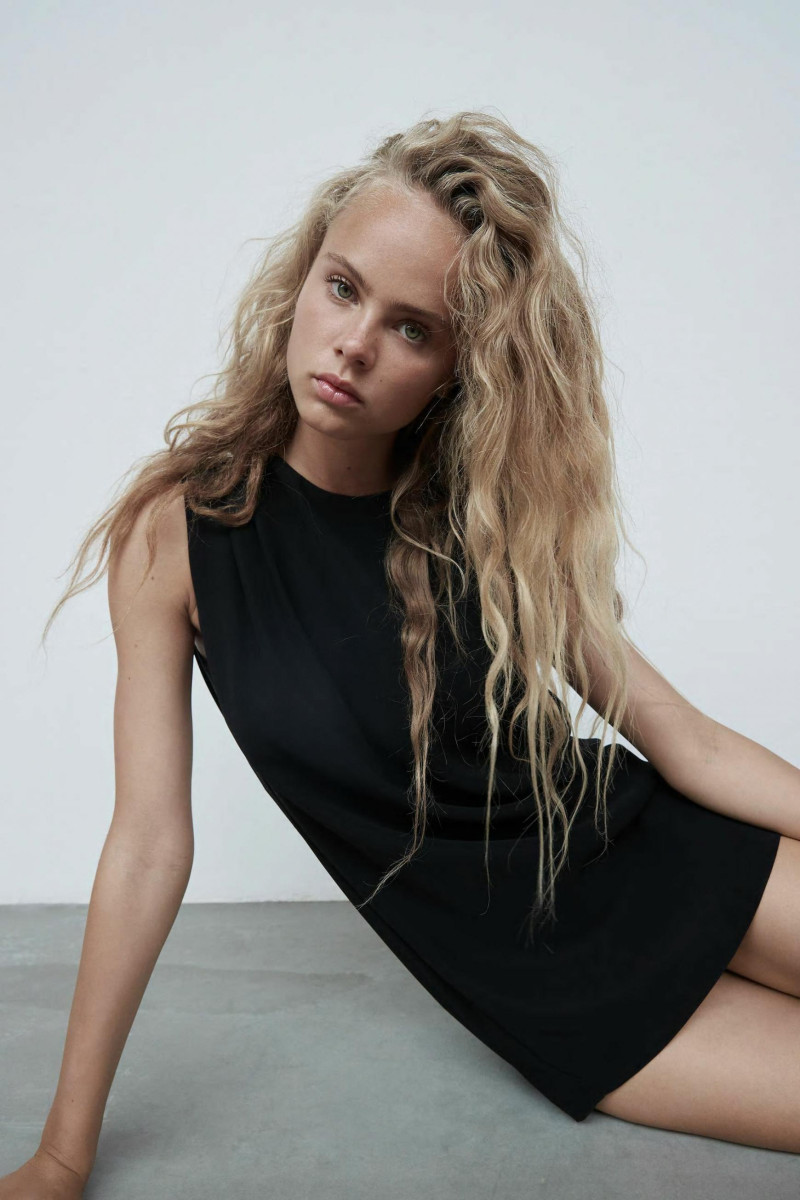 Olivia Vinten featured in  the Zara catalogue for Spring/Summer 2021