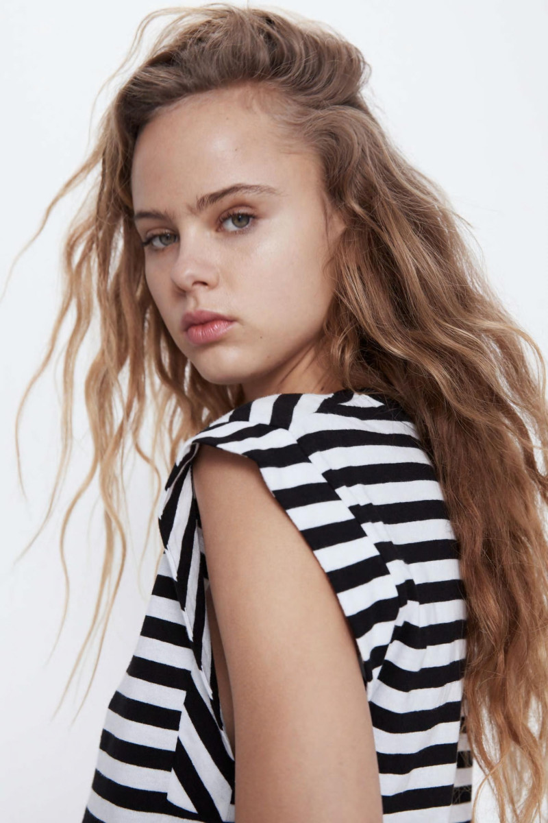 Olivia Vinten featured in  the Zara catalogue for Spring/Summer 2021