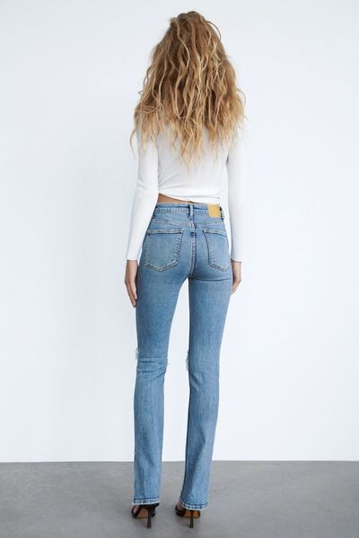 Olivia Vinten featured in  the Zara Denim catalogue for Winter 2021