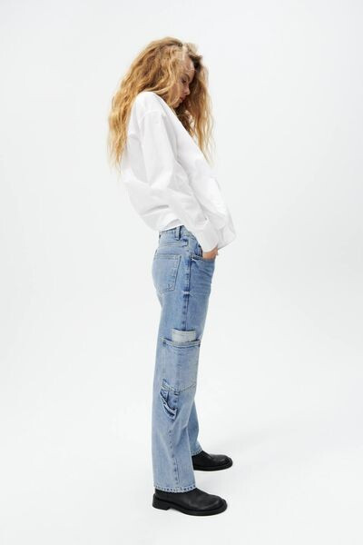 Olivia Vinten featured in  the Zara Denim catalogue for Winter 2021