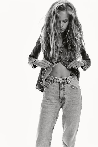 Olivia Vinten featured in  the Zara Denim catalogue for Winter 2021