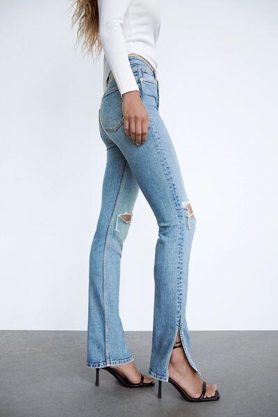 Olivia Vinten featured in  the Zara Denim catalogue for Winter 2021