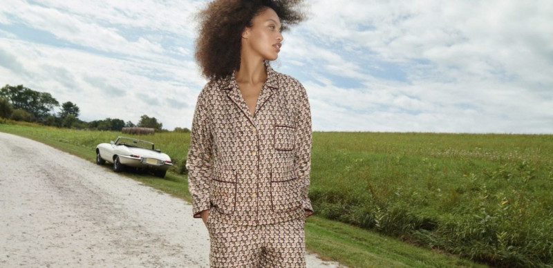 Kukua Williams featured in  the Tory Burch The Marvelous Journey advertisement for Holiday 2021