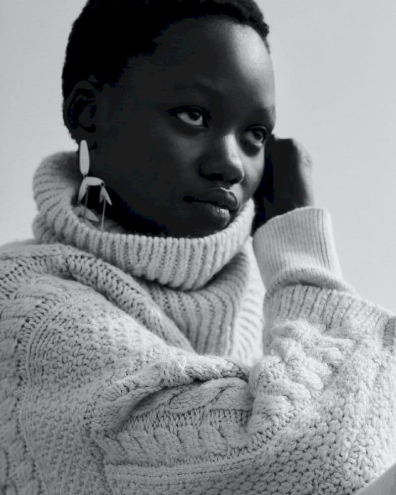 Caren Jepkemei featured in  the Étoile Isabel Marant advertisement for Autumn/Winter 2021