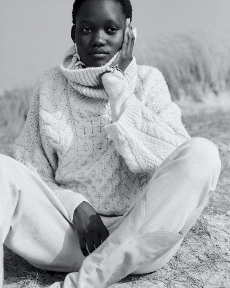 Caren Jepkemei featured in  the Étoile Isabel Marant advertisement for Autumn/Winter 2021