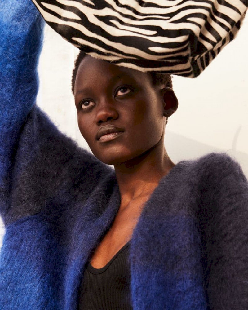 Caren Jepkemei featured in  the Étoile Isabel Marant advertisement for Autumn/Winter 2021