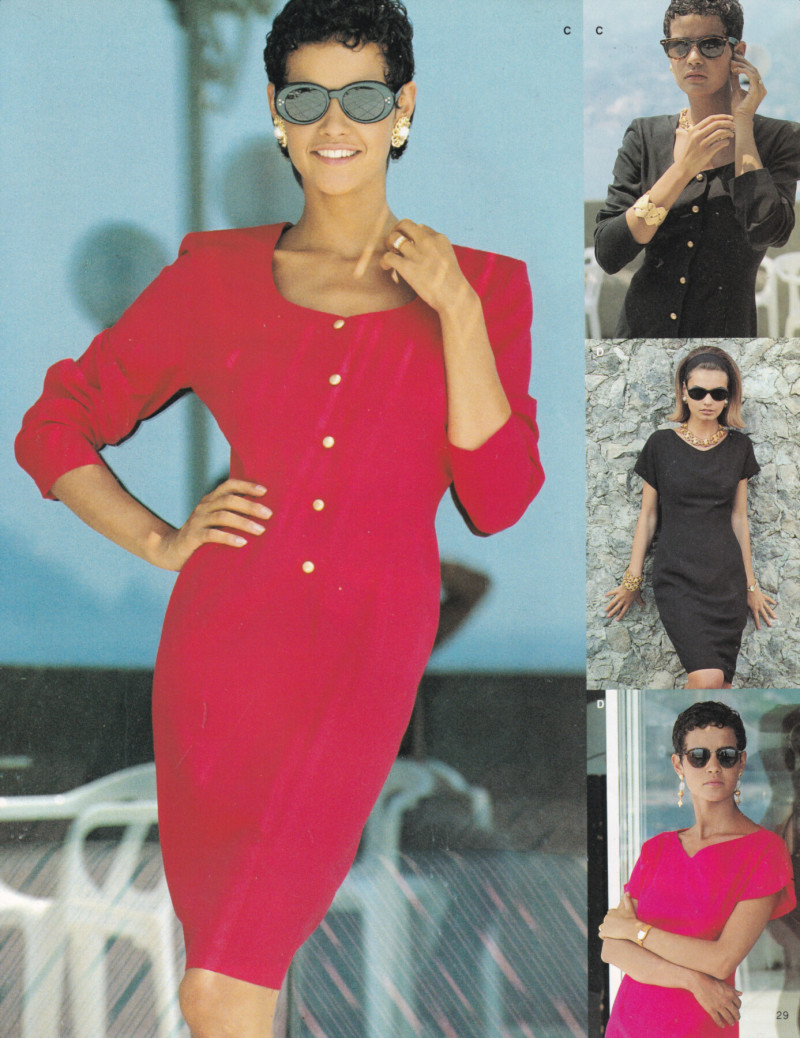 Nadege du Bospertus featured in  the Next Tiem to Kill catalogue for Spring/Summer 1991