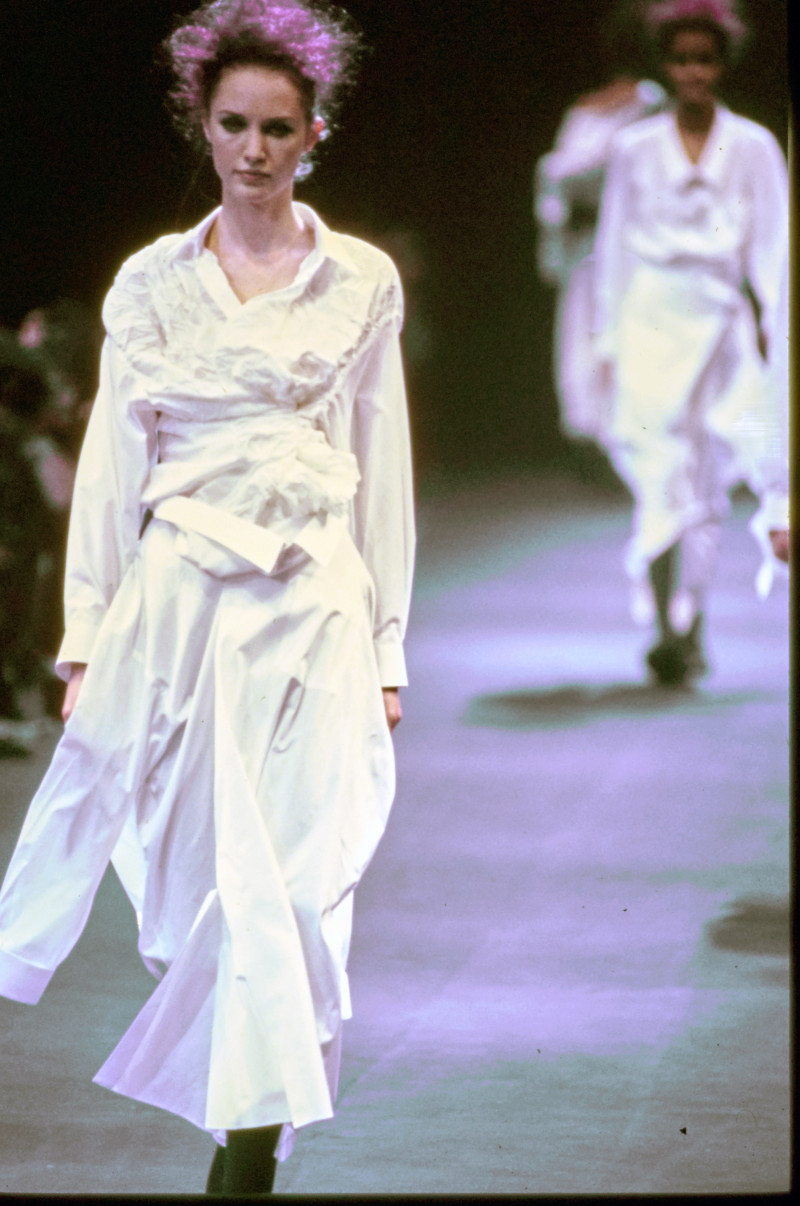 Cecilia Chancellor featured in  the Comme Des Garcons fashion show for Autumn/Winter 1992