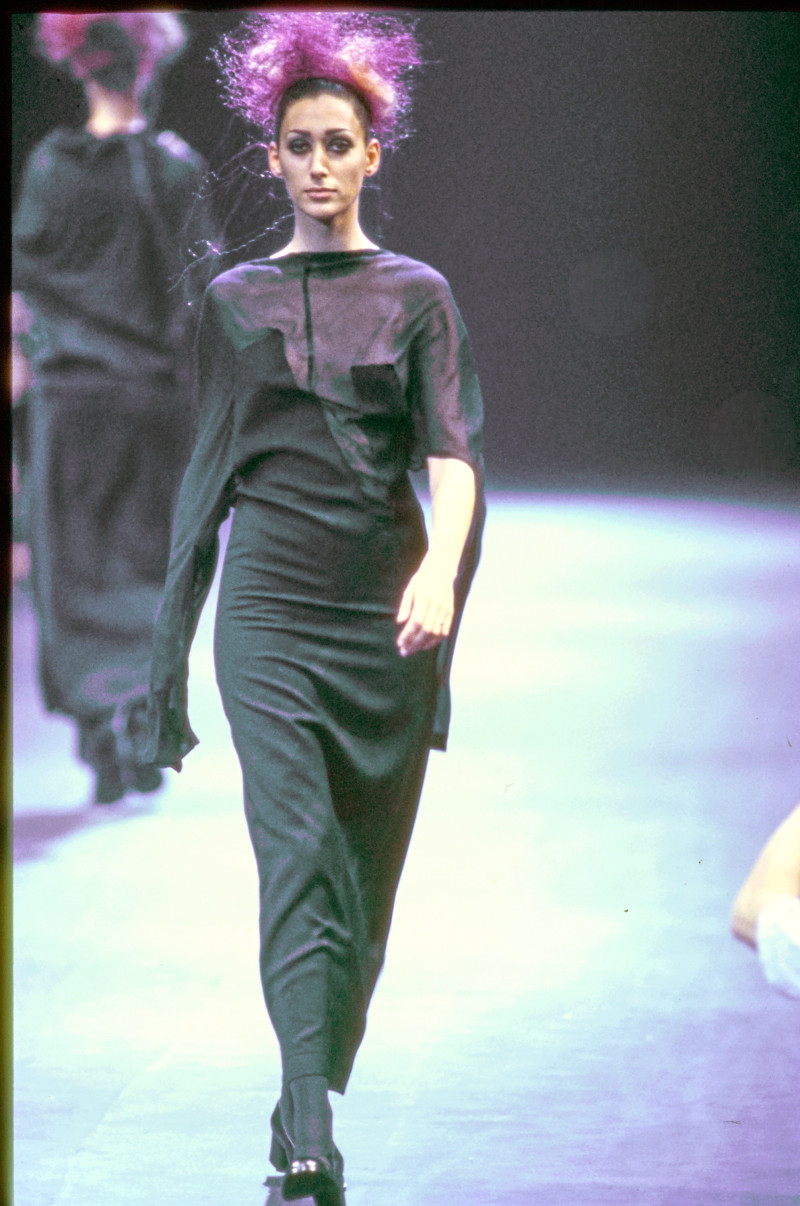 Gisele Zelauy featured in  the Comme Des Garcons fashion show for Autumn/Winter 1992