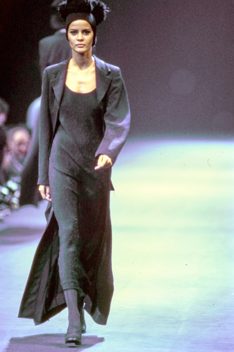 Nadege du Bospertus featured in  the Comme Des Garcons fashion show for Autumn/Winter 1992