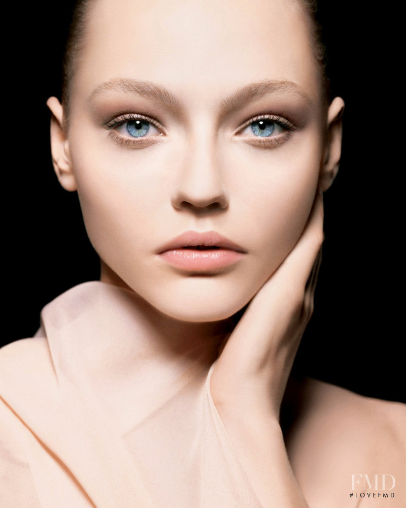 Sasha Pivovarova featured in  the Armani Beauty advertisement for Spring/Summer 2008