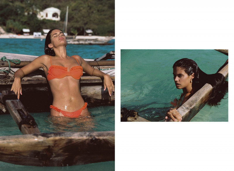 Sara Sampaio featured in  the Bikini Lovers lookbook for Spring/Summer 2023