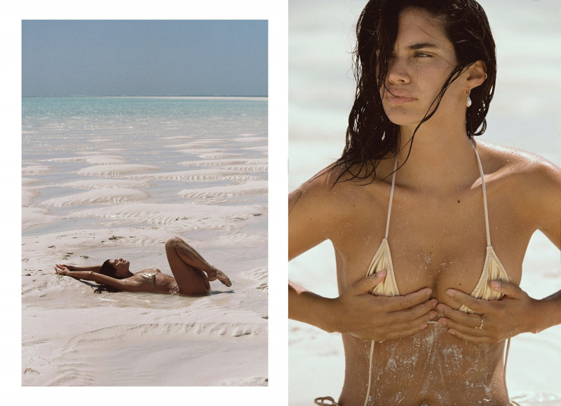 Sara Sampaio featured in  the Bikini Lovers lookbook for Spring/Summer 2023