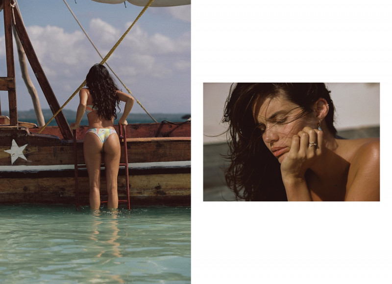 Sara Sampaio featured in  the Bikini Lovers lookbook for Spring/Summer 2023