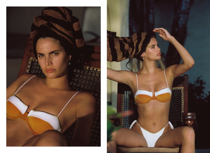 Sara Sampaio featured in  the Bikini Lovers lookbook for Spring/Summer 2023