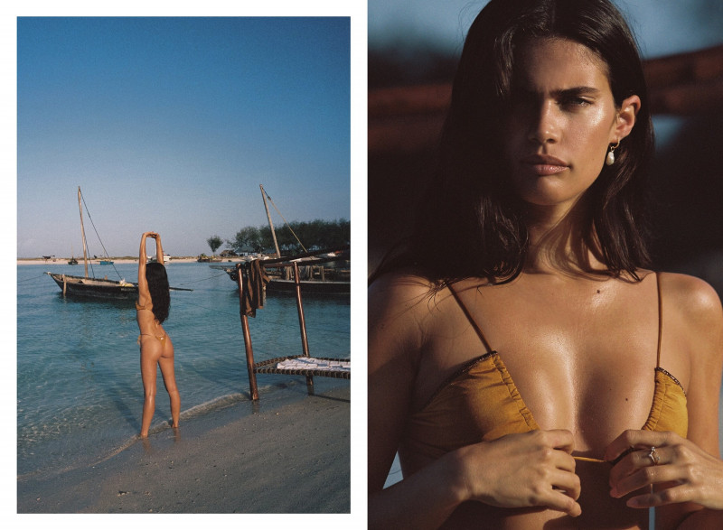 Sara Sampaio featured in  the Bikini Lovers lookbook for Spring/Summer 2023