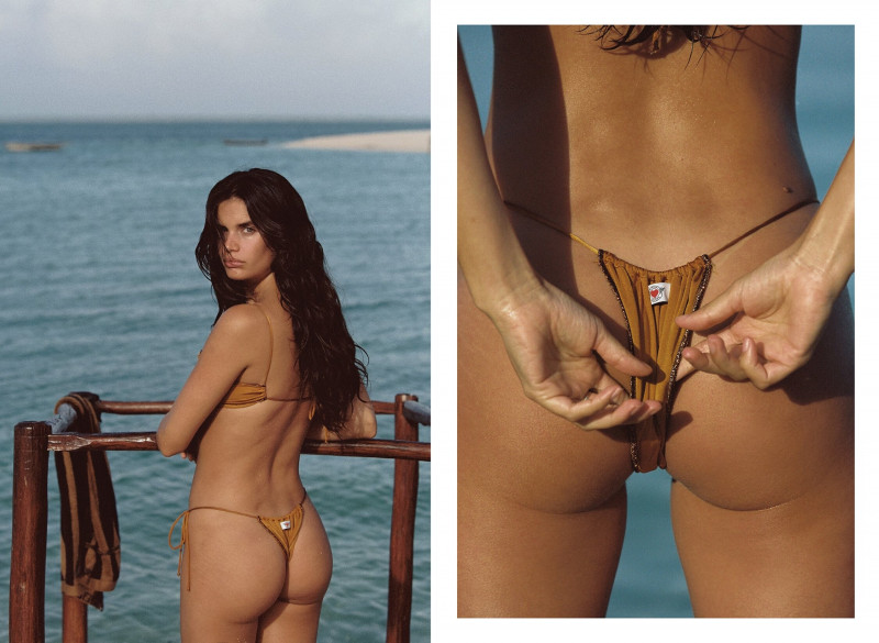 Sara Sampaio featured in  the Bikini Lovers lookbook for Spring/Summer 2023