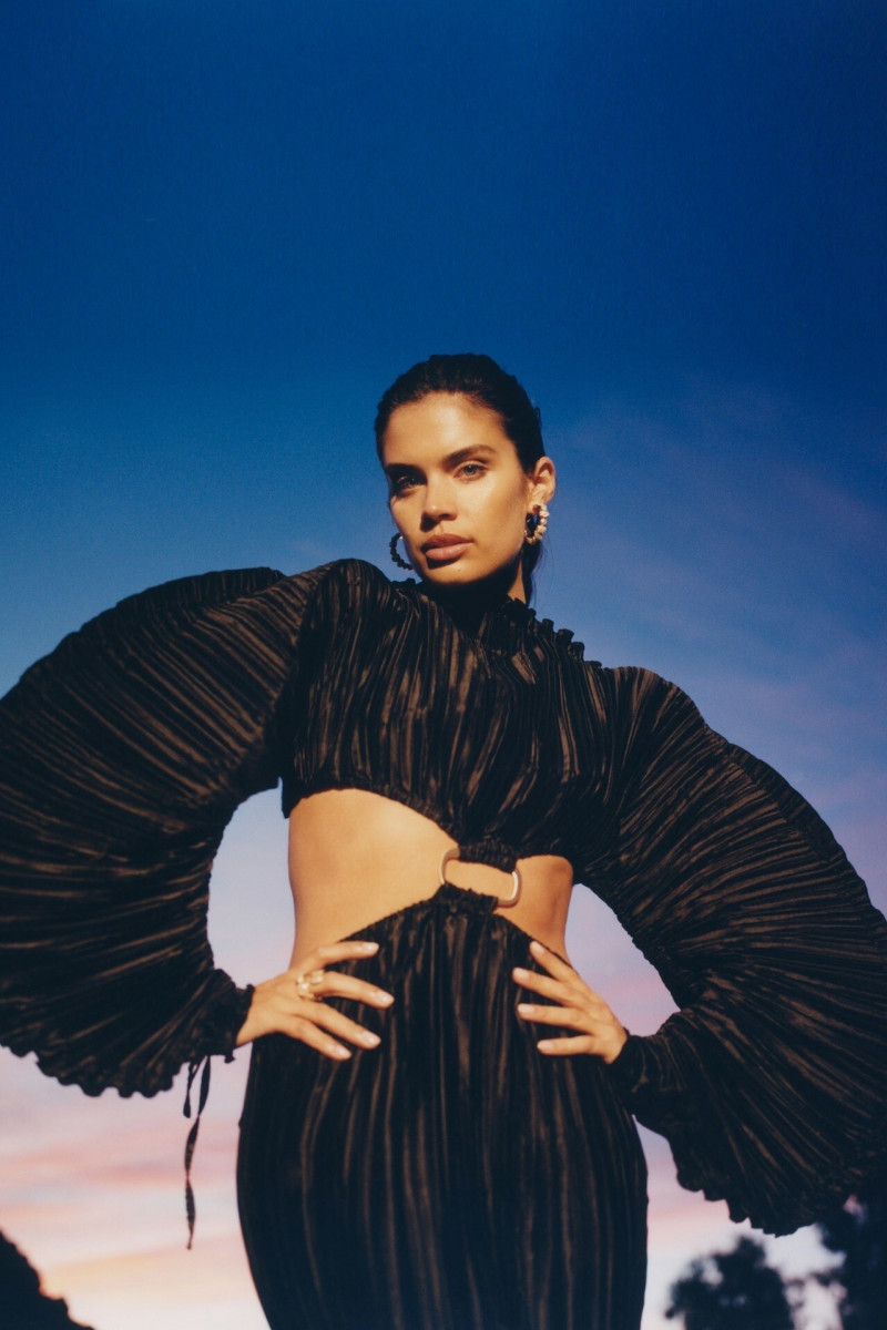 Sara Sampaio featured in  the Cult Gaia lookbook for Autumn/Winter 2022