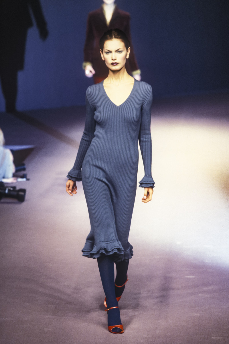 Gretha Cavazzoni featured in  the Guy Laroche fashion show for Autumn/Winter 1997